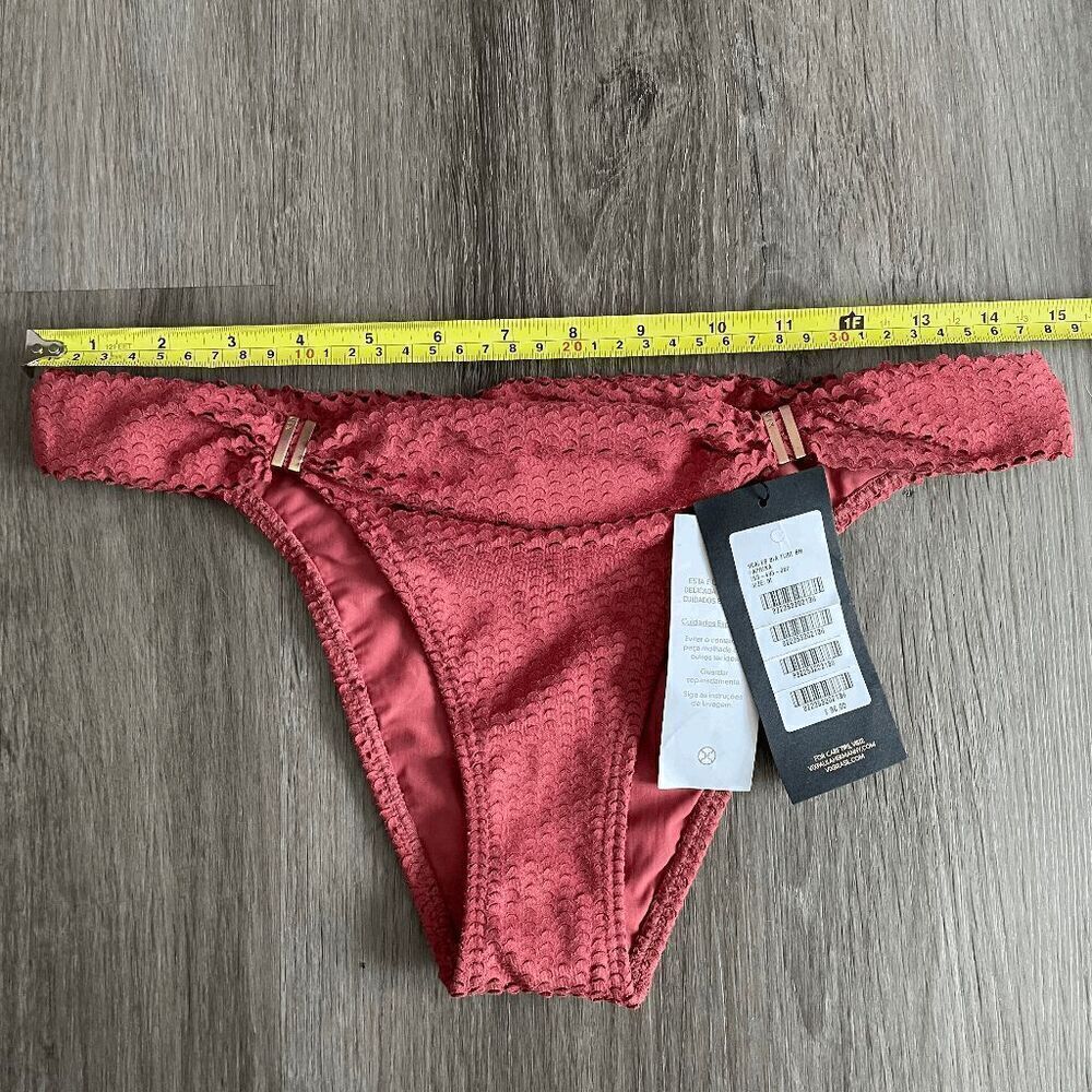 NWT ViX  Scales Bia Tube Bottom in Paprika red Medium​​​​​ - Picture 2 of 5